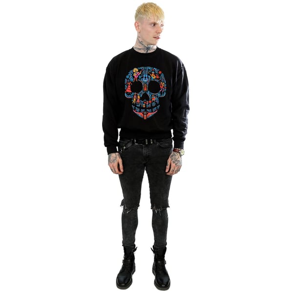 Disney Mens Coco Skull Pattern Sweatshirt