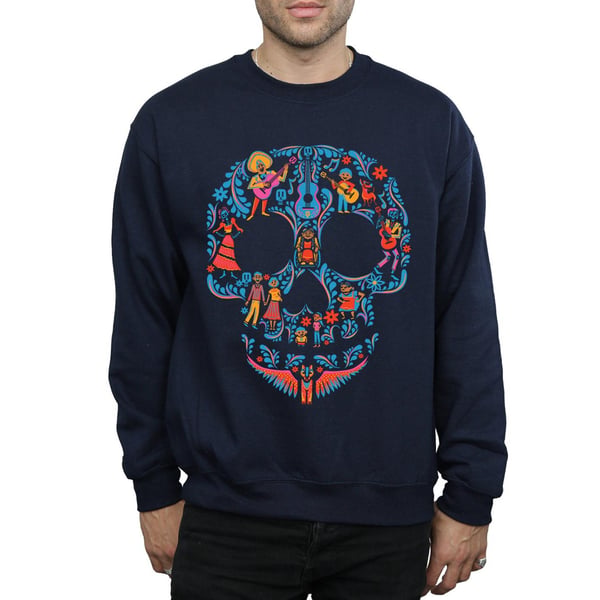Disney Mens Coco Skull Pattern Sweatshirt