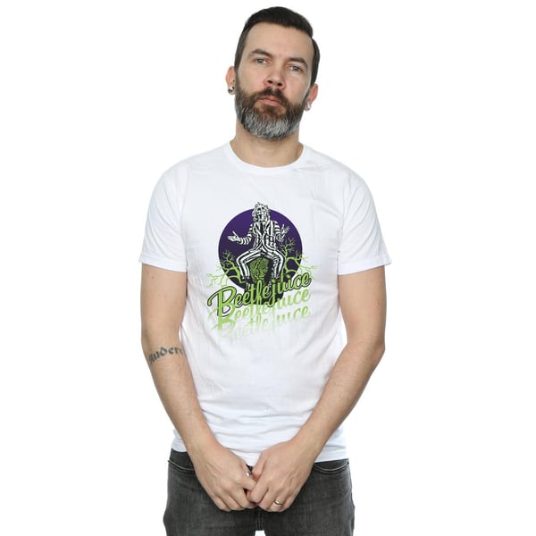 Beetlejuice Mens Faded Pose T-Shirt