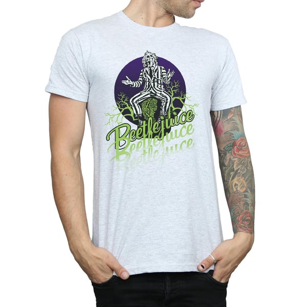 Beetlejuice Mens Faded Pose T-Shirt