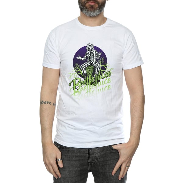 Beetlejuice Mens Faded Pose T-Shirt