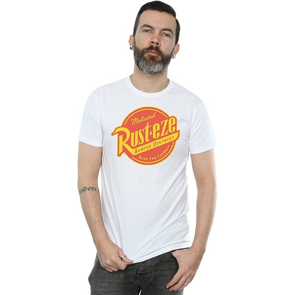 Cars Mens Rust-Eze Logo Cotton T-Shirt