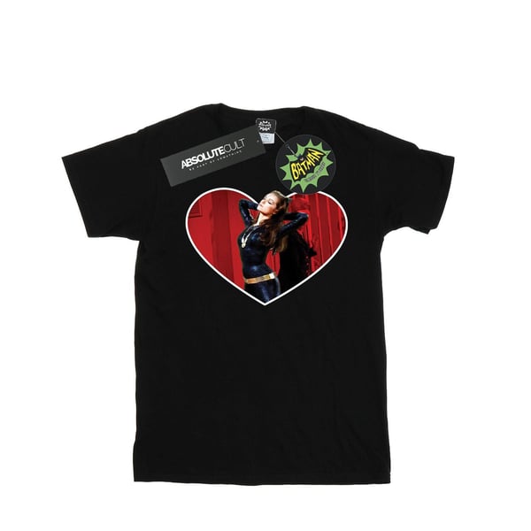 DC Comics Mens Batman TV Series Catwoman Heart T-Shirt