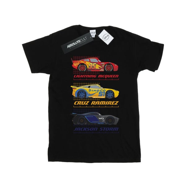 Disney Womens/Ladies Cars Racer Profile Cotton Boyfriend T-Shirt