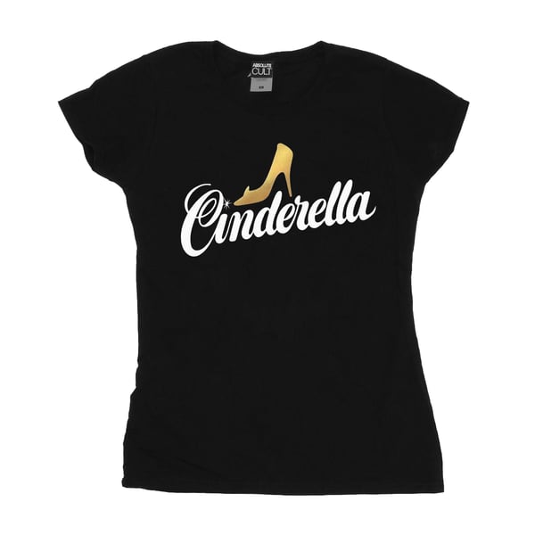 Disney Womens/Ladies Cinderella Shoe Logo Cotton T-Shirt