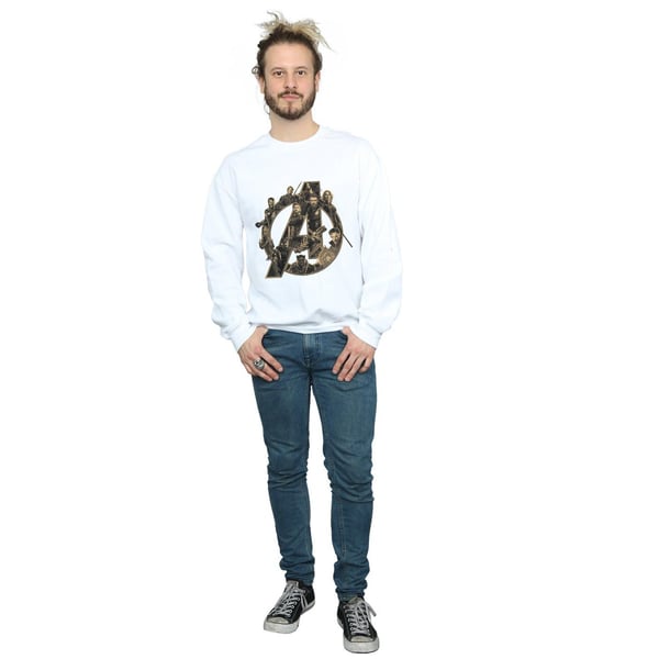 Avengers Infinity War Tröja med logotyp för män