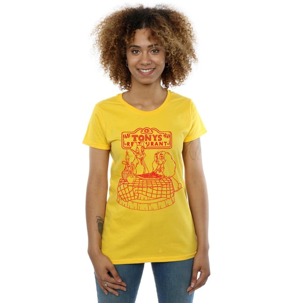 Disney Womens/Ladies Lady And The Tramp That´s Amore Cotton T-Shirt