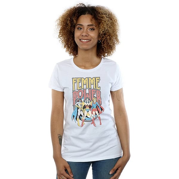 DC Super Hero Girls Womens/Ladies Femme Power Cotton T-Shirt