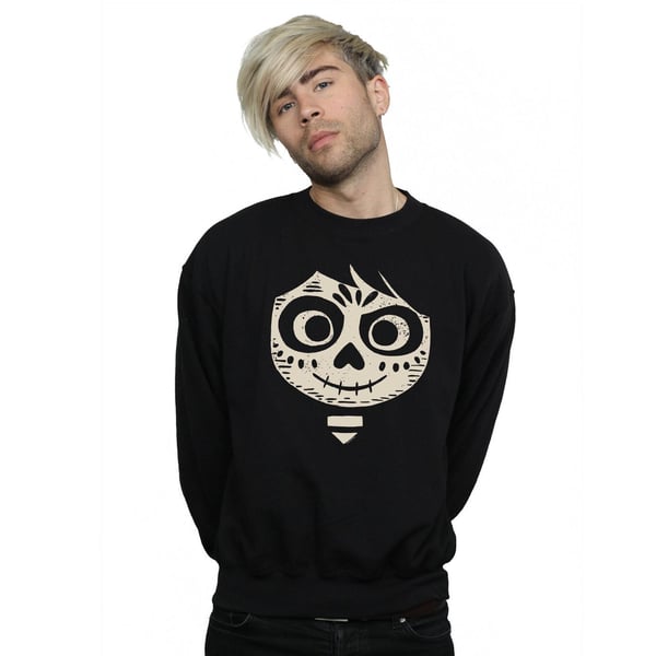 Disney Mens Coco Miguel Skeleton Face Sweatshirt