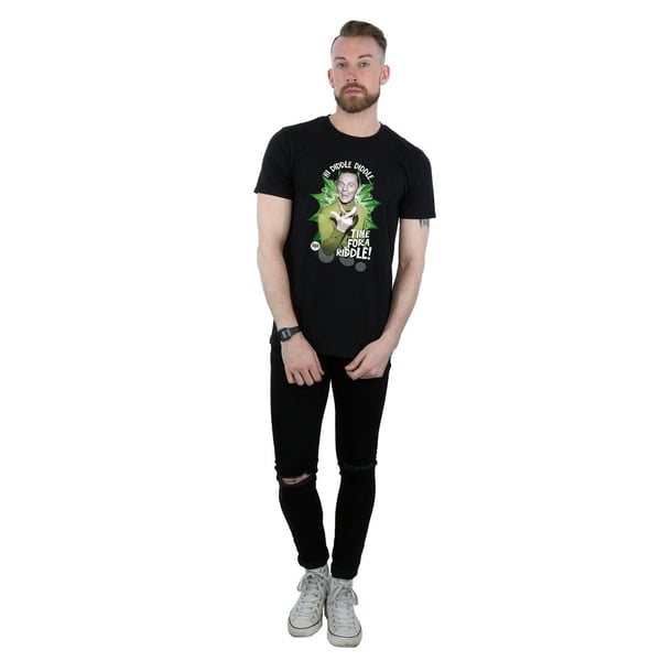 DC Comics Mens Batman TV Series The Riddler Time for a Riddle T-Shirt