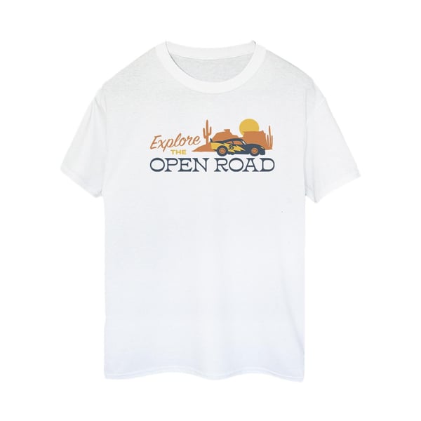Disney Womens/Ladies Cars Explore The Open Road Cotton Boyfriend T-Shirt