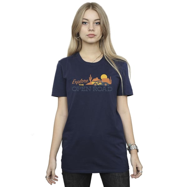 Disney Womens/Ladies Cars Explore The Open Road Cotton Boyfriend T-Shirt