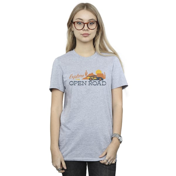Disney Womens/Ladies Cars Explore The Open Road Cotton Boyfriend T-Shirt