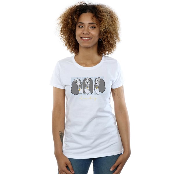 Disney Womens/Ladies Lady And The Tramp Lady Frames Cotton T-Shirt