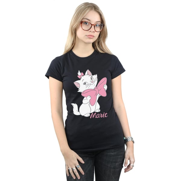 Disney Womens/Ladies Aristocats Marie Bow Cotton T-Shirt