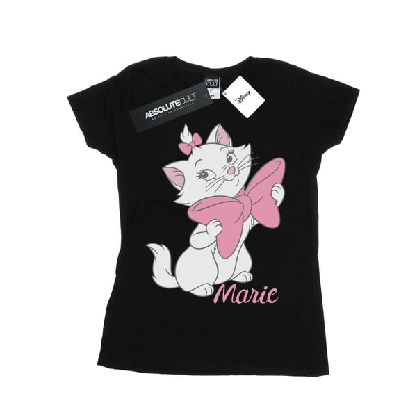 Disney Womens/Ladies Aristocats Marie Bow Cotton T-Shirt