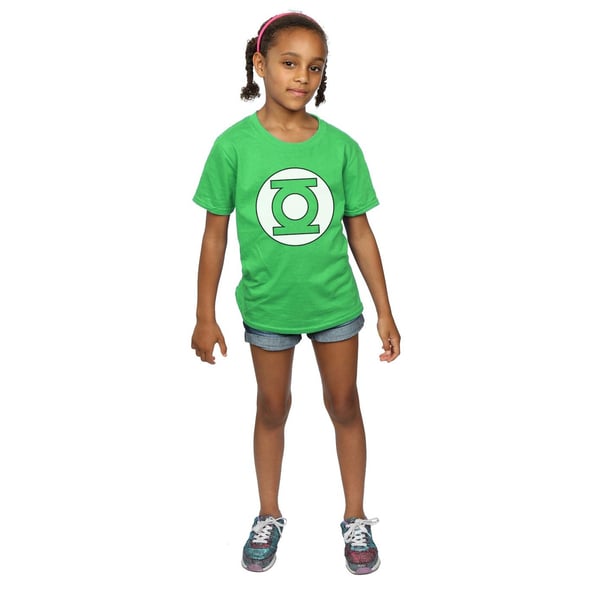 DC Comics Girls Green Lantern Logo Cotton T-Shirt