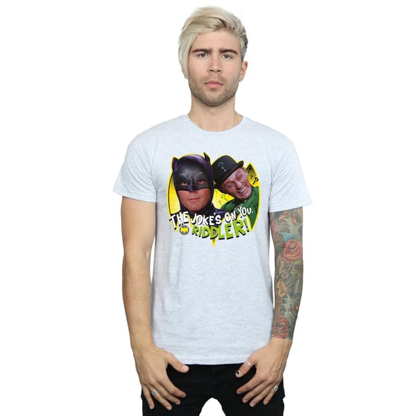 DC Comics miesten Batman TV-sarjan Arvuuttaja-vitsipaita