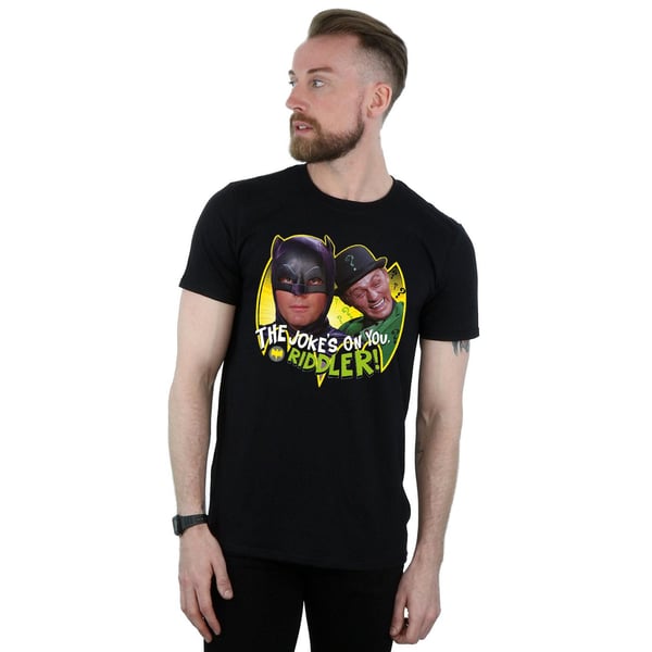 DC Comics miesten Batman TV-sarjan Arvuuttaja-vitsipaita