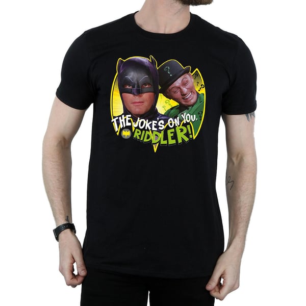 DC Comics miesten Batman TV-sarjan Arvuuttaja-vitsipaita