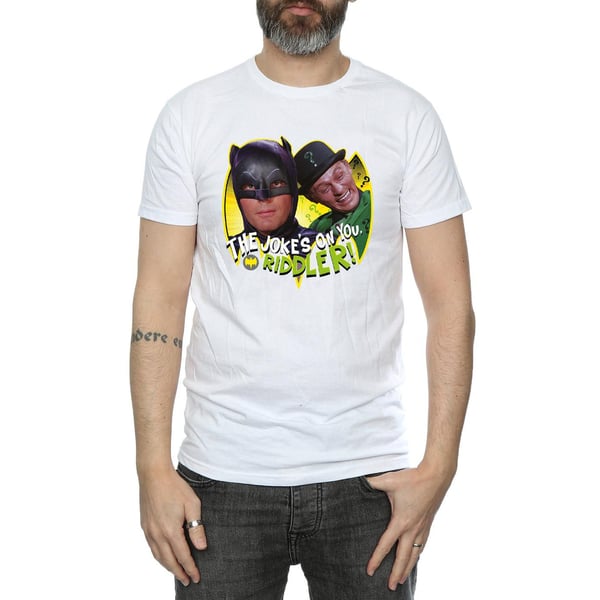DC Comics miesten Batman TV-sarjan Arvuuttaja-vitsipaita