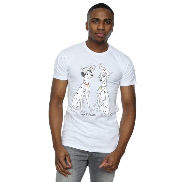 101 Dalmatians Mens Pongo And Perdita Cotton T-Shirt