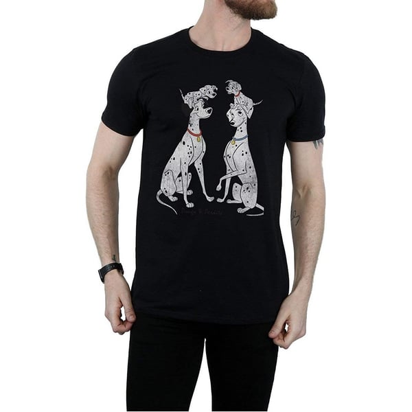 101 Dalmatians Mens Pongo And Perdita Cotton T-Shirt