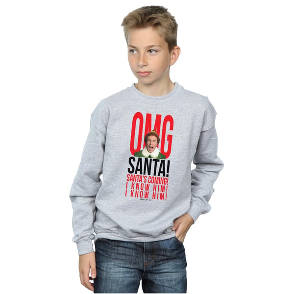 Elf Boys OMG Santa I Know Him Sweatshirt