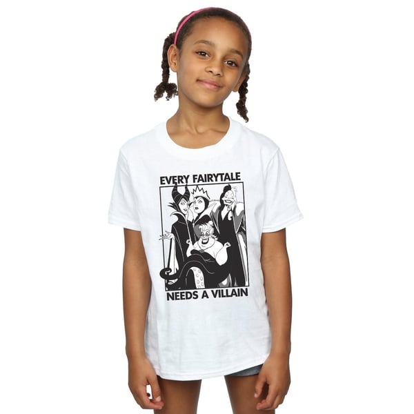 Disney Girls Every Fairy Tale Needs A Villain Cotton T-Shirt