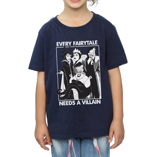 Disney Girls Every Fairy Tale Needs A Villain Cotton T-Shirt