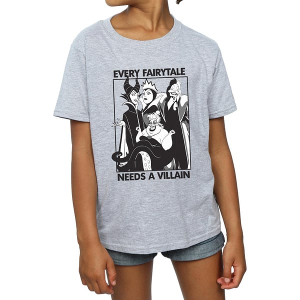 Disney Girls Every Fairy Tale Needs A Villain Cotton T-Shirt