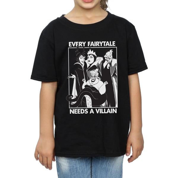 Disney Girls Every Fairy Tale Needs A Villain Cotton T-Shirt