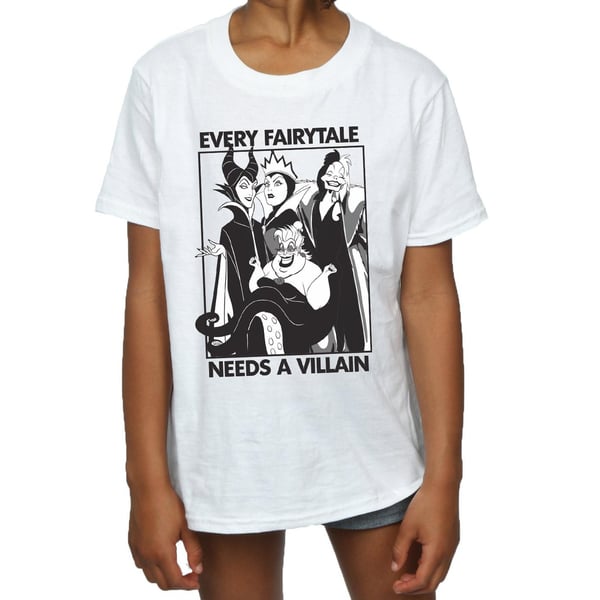 Disney Girls Every Fairy Tale Needs A Villain Cotton T-Shirt