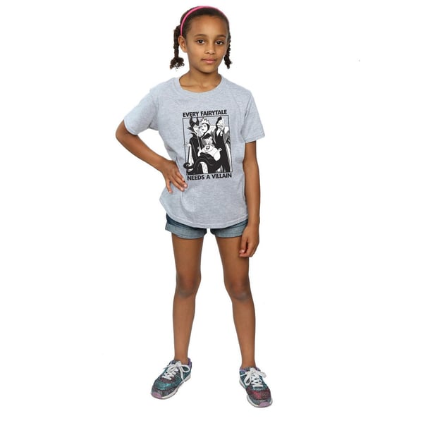 Disney Girls Every Fairy Tale Needs A Villain Cotton T-Shirt