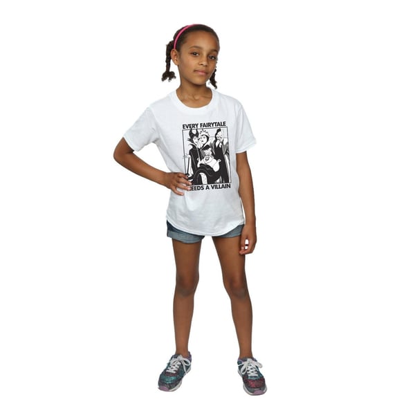 Disney Girls Every Fairy Tale Needs A Villain Cotton T-Shirt
