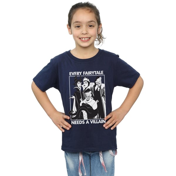 Disney Girls Every Fairy Tale Needs A Villain Cotton T-Shirt