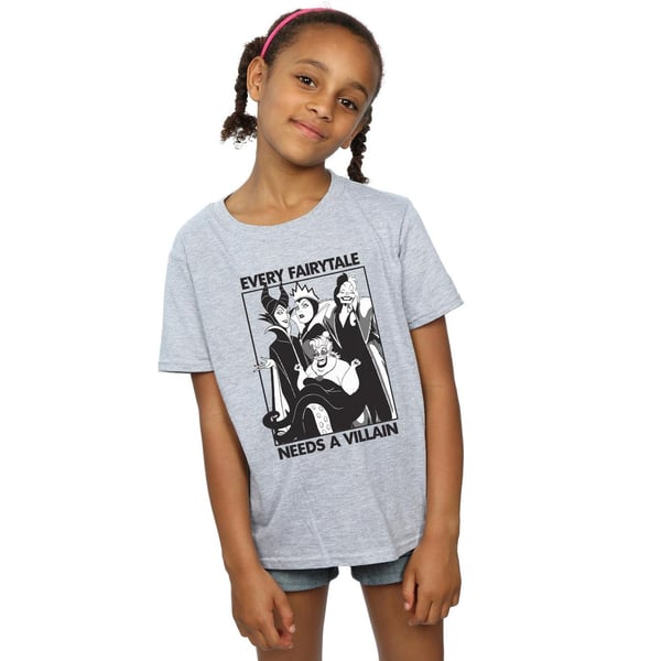 Disney Girls Every Fairy Tale Needs A Villain Cotton T-Shirt