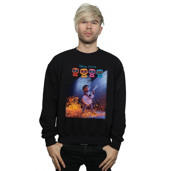 Disney Mens Coco Miguel Playing Guitar Sweatshirt