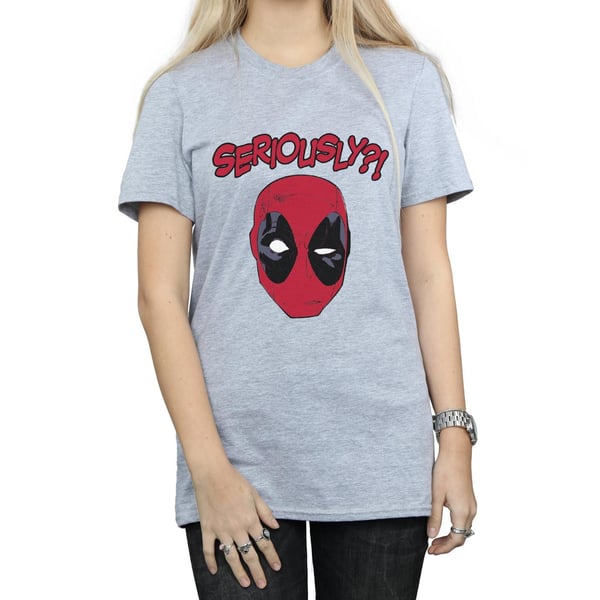 Deadpool Womens/Ladies Seriously Cotton Boyfriend T-Shirt