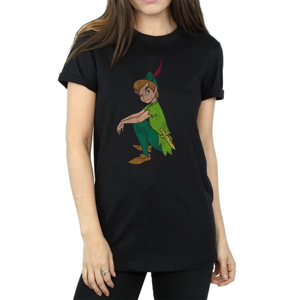 Peter Pan Womens/Ladies Classic Cotton Boyfriend T-Shirt
