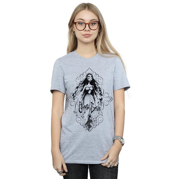 Corpse Bride Womens/Ladies Sketched Bride Cotton Boyfriend T-Shirt
