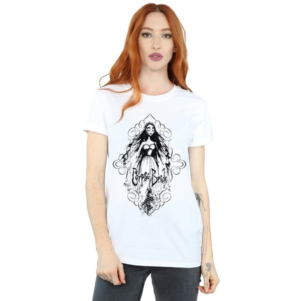 Corpse Bride Womens/Ladies Sketched Bride Cotton Boyfriend T-Shirt