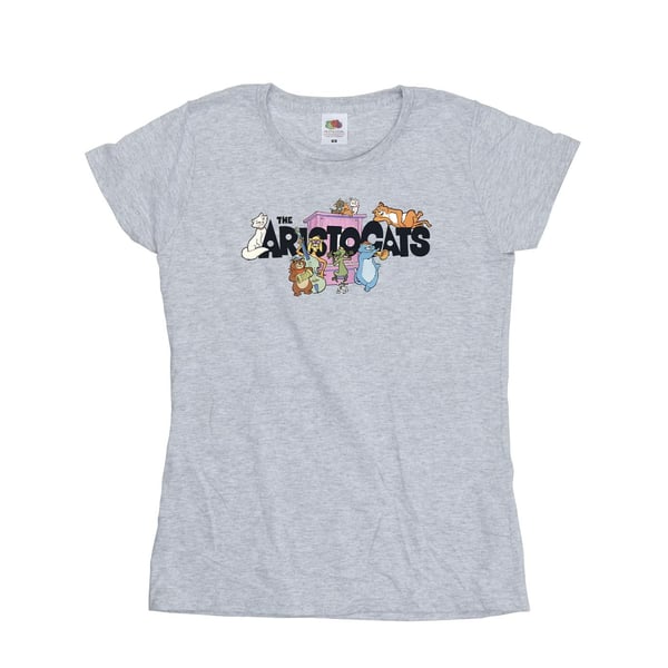 Disney Womens/Ladies Aristocats Logo Cotton T-Shirt