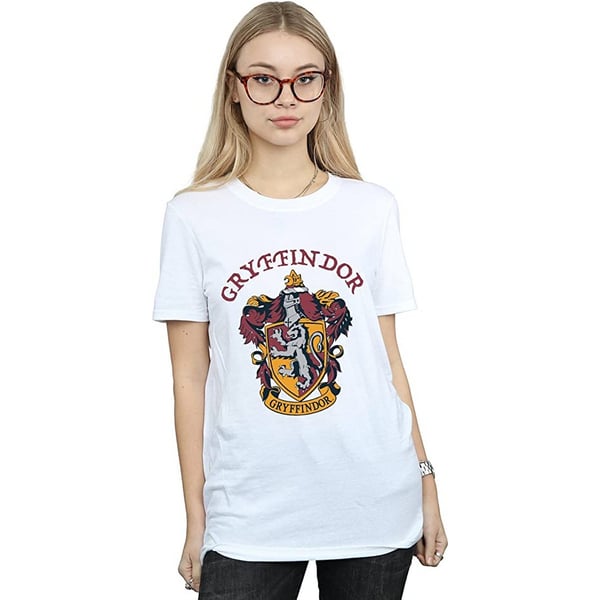 Harry Potter Womens/Ladies Gryffindor Cotton Boyfriend T-Shirt