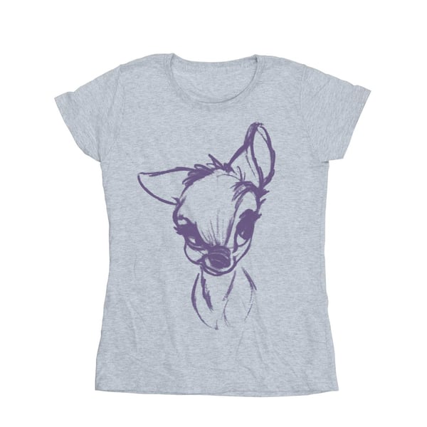 Disney Womens/Ladies Bambi Mood Cotton T-Shirt