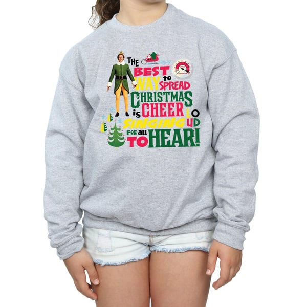 Elf Girls Christmas Cheer Sweatshirt