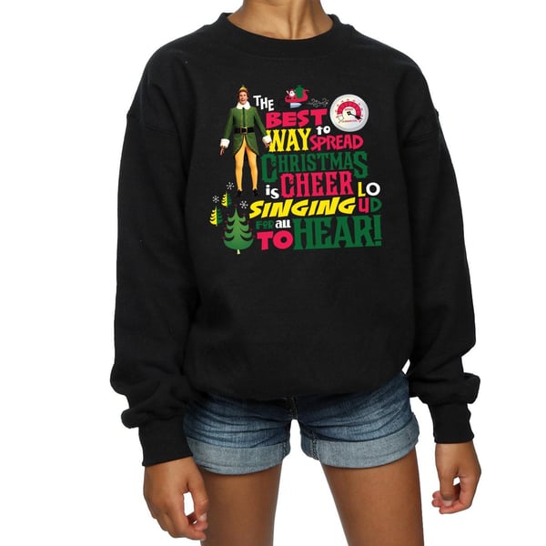 Elf Girls Christmas Cheer Sweatshirt