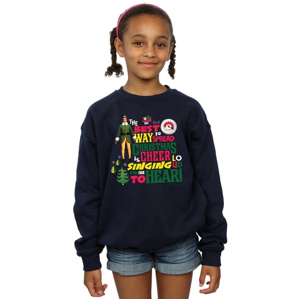 Elf Girls Christmas Cheer Sweatshirt