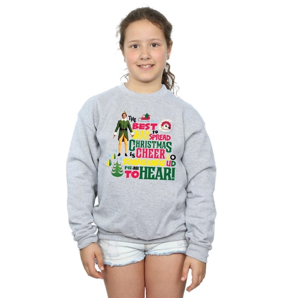 Elf Girls Christmas Cheer Sweatshirt