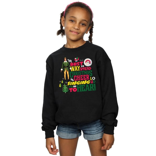 Elf Girls Christmas Cheer Sweatshirt